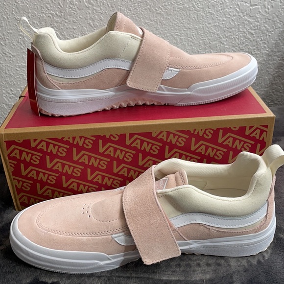 Vans Kyle Walker pro 2 rose antique white slip on with Velcro comfy Cush - Picture 2 of 11